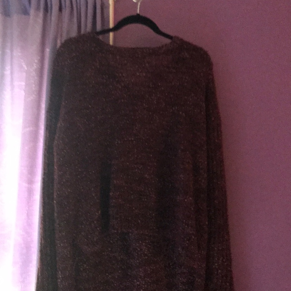 Knit high low sweater